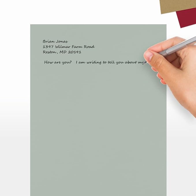 LUXPaper 8.5" x 11" Paper | Letter Size | Slate Gray | 70lb. Text | 250 Qty