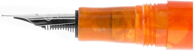 Conklin All American Fountain Pen in Sunburst Orange – Omniflex Nib, Vibrant Design & Flexible Craftsmanship – Ideal Gift for Pen Enthusiasts & Collectors