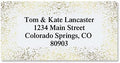 Colorful Images Gold Speckled Foil Metallic Return Address Mailing Labels, Personalized with Names & Addresses, Set of 144 Custom Self Adhesive, Easy Peel Flat Label Sheets, 1-⅛ ”x 2-¼” Size