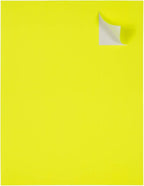JAM PAPER Product & Container Labels - Square - 2 x 2 - Neon Yellow - 120/Pack