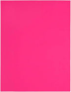 JAM Paper® Address Labels - 1 1/3 x 4 in - Neon Pink - 14 Labels per Sheet, 126 Per Pack