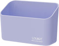 loukin Magnetic Marker & Remote Control Organizer, Dry Erase Marker Holder, Magnetic Storage for Whiteboard or Refrigerators (Purple)