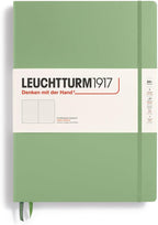LEUCHTTURM1917 - Notebook Hardcover Master Classic A4+ - 235 Numbered Pages for Writing and Journaling (Sage, Dotted)