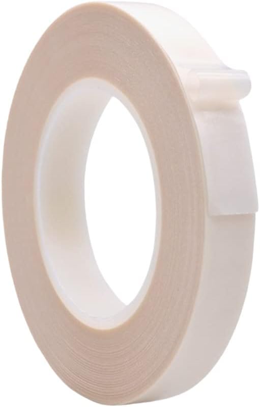 WOD SPT7A UHMW Polyethylene Transparent Film Slick Tape, 1/2 inch. x 36 yd. Aggressive Adhesive - Ideal For Squeak Reduction, Drawers, and Bearings