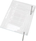 COHEALI Transparent Acrylic Memo Board Erasable Writing Message Board for Home and Office Lightweight Desktop Notice with Stable Design and Portable Use