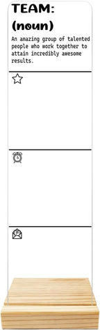 Monitor Memo Board Computer Monitor Memo Board Team Gifts Acrylic for Computer Monitors Laptop and Desktop No Screen Damage with Removable Design 12.6X 3.15 x 0.2 inches