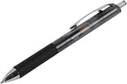 Amazon Basics Gel Pens Fine Point Smooth Writing Pens, Retractable, Black, 0.7mm, 12 Pack