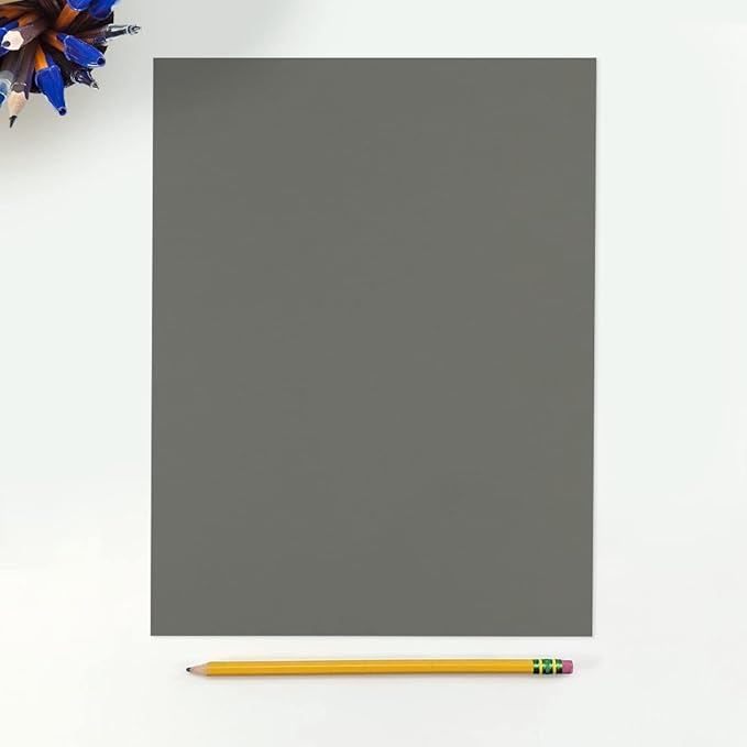 LUXPaper 8.5" x 11" Paper | Letter Size | Smoke Gray | 80lb. Text | 1,000 Qty
