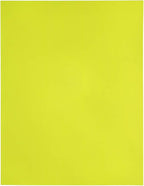 JAM PAPER Return Address Labels - Standard Mailing - 1 x 2 5/8 - Neon Yellow - 120 Shipping Labels/Pack