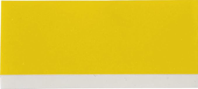Brady Authentic (M21-250-595-YL) All-Weather Vinyl Label for Indoor/Outdoor ID, Lab and Equipment Labeling, Black on Yellow- For M210, M210-LAB, M211, BMP21-PLUS and BMP21-LAB Printers, .25" W, 21' L