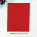 LUXPaper 8.5" x 11" Paper | Letter Size | Ruby Red | 80lb. Text | 50 Qty