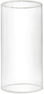Sunwo Glass Shade Straight Cylinder Glass Lamp Shade Replacement with Multiple Effects (Clear Straight Cylinder)