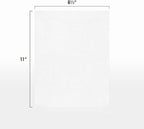 LUXPaper 8.5" x 11" Classic Linen Paper | Letter Size | Avon Brilliant White | 70lb. Text | 1,000 Qty