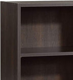 Sauder Beginnings 3-Shelf Bookcase, Bookshelf with Adjustable Storage Shelves, in Med Wood Finish