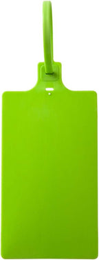 200Pcs Plastic Seals Shipping Label Tags, Writable Marker Big Sign Tie for Logistics, 255mm Total Length Self Locking Inventory Waterproof Tag Fastener with 3 Marker Pen (Green)