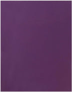 JAM PAPER Laminated Two Pocket Glossy School Folders - Letter Size - High Gloss Purple - Bulk 50/Box
