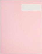 JAM PAPER Shipping Address Labels - Rectangular - 1 1/3 x 4 - Baby Pink Pastel - 126/Pack