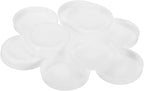 PATIKIL 100 Pcs Mailing Tube Plastic End Caps 2.2" ID PE Round Cardboard Shipping Tube Lids White Protective Poster End Caps for Paper Documents Artwork Storage