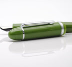JINHAO X159 Fountain Pen (F Nib 0.5mm, Avocado Green with Silvery Clip)