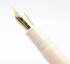 JINHAO X159 Fountain Pen (F Nib 0.5mm, Ivory White with Gold Clip)