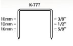 Klinch-Pak K-777/10 3/8” Leg by 1/2" Wide Heavy-Duty Galvanized Plier Staples, 2400 Per Package, for stapling Trays, Lids, Bags, Header Cards, Fastening End Caps and Container Inserts