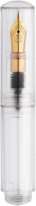 czxwyst Majohn Wancai 2.0 Mini Pocket-Size Eyedropper Fountain Pen (F Nib 0.5mm, Transparent)