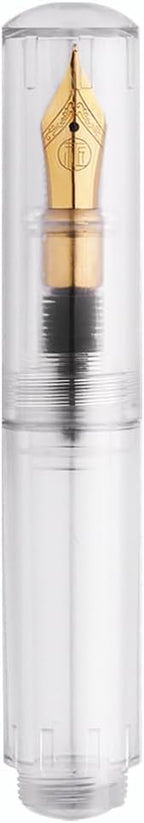 czxwyst Majohn Wancai 2.0 Mini Pocket-Size Eyedropper Fountain Pen (EF Nib 0.38mm, Transparent)