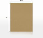 LUXPaper 8.5" x 11" Paper | Letter Size | Grocery Bag Brown | 70lb. Text | 250 Qty