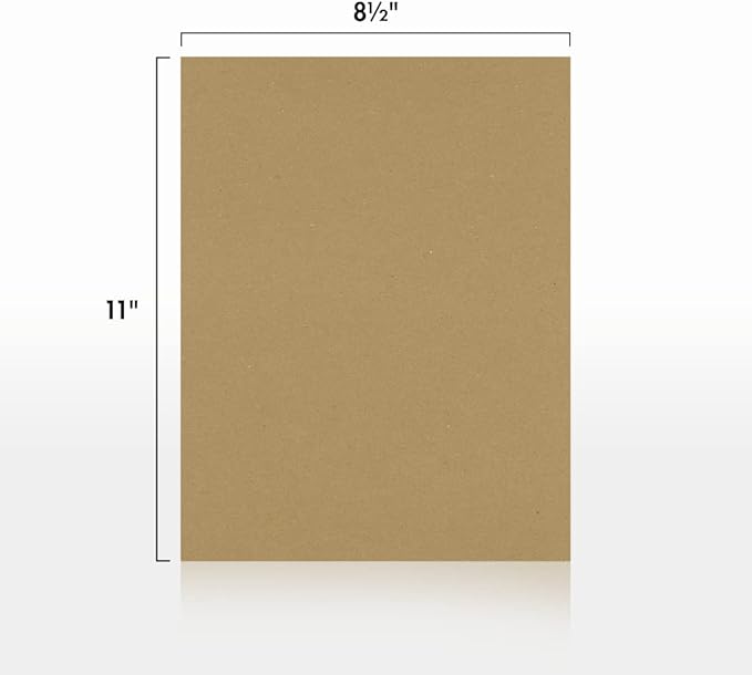 LUXPaper 8.5" x 11" Paper | Letter Size | Grocery Bag Brown | 70lb. Text | 250 Qty