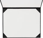GraduationMall 8.5"x11" Smooth Padded Diploma Cover Certificate Holder Black,1-Pack