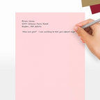 LUXPaper 8.5" x 11" Paper | Letter Size | Candy Pink | 80lb. Text | 1,000 Qty