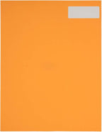 JAM PAPER Return Address Labels - Standard Mailing - 1 x 2 5/8 - Neon Orange - 120 Shipping Labels/Pack