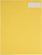 JAM PAPER Return Address Labels - Standard Mailing - 1 x 2 5/8 - Yellow - 120 Shipping Labels/Pack