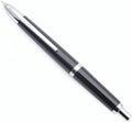JINHAO 20 Press Fountain Pen, Retractable Capless Resin Pen with Ink Converter (EF Nib 0.4mm, Bright Black)