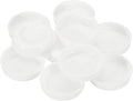 PATIKIL 100 Pcs Mailing Tube Plastic End Caps 1.7" ID PE Round Cardboard Shipping Tube Lids White Protective Poster End Caps for Paper Documents Artwork Storage