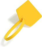 Waterproof Shipping Tags, Nylon Writable Marker Ties Luggage Identification Tags - 100pcs (Yellow)