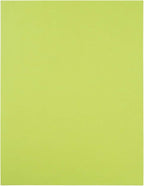 JAM PAPER Full Sheet Shipping Labels - Printable Sticker Paper - 8 1/2 x 11 - Ultra Lime Green - 10 Full Pages/Pack