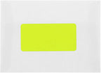 JAM PAPER Shipping Address Labels - Standard Mailing - 2 x 4 - Neon Fluorescent Yellow - 120/Pack