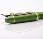 JINHAO X159 Fountain Pen (F Nib 0.5mm, Avocado Green with Gold Clip)