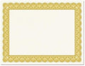 Elite Gold & White Parchment Certificate Papers - Pack of 25, NOT FOIL, Laser & Inkjet Printer Compatible, for Office, Business Awards, Graduation, School Diplomas, 8-1/2" x 11" on 60 lb. Text Stock
