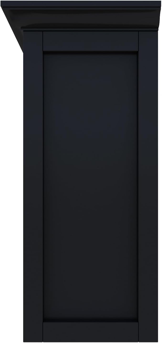 OSCHF Cube Shelf Bookcase with Base - Wooden 2 Tiers Floor Standing Low Storage Cabinet for Home and Office, 8-Cube Lattice Bookshelf, Black