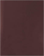 JAM PAPER Custom Printed Semi-Gloss Folders with Round Corner Pockets - Personalized Logo & Text - 12pt C1S - Brown - 250/Pack