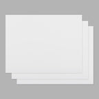CMI Commercial Grade Cutting Board for Kitchens,Cutting Board Set,Thick White Plastic Chopping Board,24 x 18 x 1 Inch, White-Color 3 of Pack Set,NSF Approved