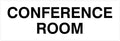 Signs ByLITA Basic Conference Room Sign (White) - Large
