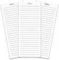 Current Elegant Lined Personalized Notepads – Set of 3, 50-Sheet Pads, 3 1/4 x 8 Inches, Memo Pad, Shopping List, to-Do Notes, Office Organizer