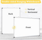 AMUSIGHT 2 Pack Double-Sided Magnetic Whiteboard, 36" x 24" Dry Erase Board, Aluminum Frame White Board for Wall, Hanging Mounting White Board Dry Erase Marker Board for Office, School, Home