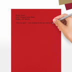 LUXPaper 8.5" x 11" Paper | Letter Size | Ruby Red | 80lb. Text | 500 Qty