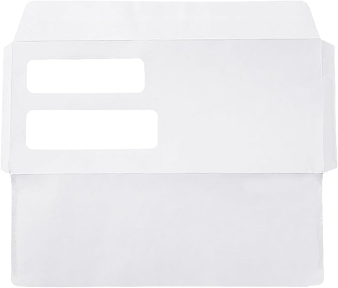 Secure Window Envelopes with Anti-Tear Paper & Privacy Lining for Confidential Documents 50/100pcs Confidential Mailing Envelopes