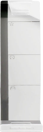 Acrylic Monitor Memo Board for Sticky Notes, Transparent Message Holder with Self-Adhesive Design, Space-Saving Desktop Organizer for Office, School, Home –(Right)