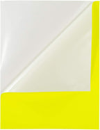 JAM PAPER Full Sheet Shipping Labels - Printable Sticker Paper - 8 1/2 x 11 - Neon Yellow - 10 Full Pages/Pack